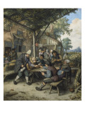 Buveurs sous une treille Giclée-Druck von Ostade Van
