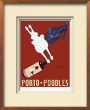 Porto Poodles Limited Edition Framed Print by Ken Bailey