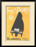 Pianos A. Bord Limited Edition Framed Print by P.f. Grignon