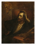 Le Docteur Faustus dans son atelier reproduction procédé giclée par Ary Scheffer