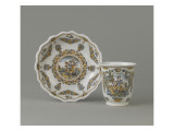Cup and Saucer Decorated with Mythological Orpheus Giclee Print