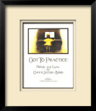 Got To Practice Limited Edition Framed Print by S. Popper