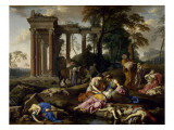 La Mort des enfants de Béthel Reproduction procédé giclée par Laurent de La Hyre