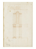 Coupe de l'abside transformée du choeur de la cathédrale de Bamberg Reproduction procédé giclée par Herman Vischer