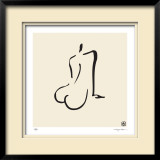 Abstract Female Nude IV Limited Edition Framed Print by Ty Wilson