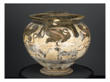 Cratère à colonnettes corinthien : sur la panse : animaux et sphinx et sur les anses: cygnes Lámina giclée Cratère à colonnettes corinthien : sur la panse : animaux et sphinx et sur les anses: cygnes Lámina giclée