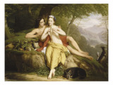 Daphnis et Chloé Lámina giclée por Louis Hersent Daphnis et Chloé Lámina giclée por Louis Hersent