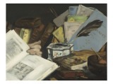 Emile Zola (1840-1902), écrivain reproduction procédé giclée par Edouard Manet