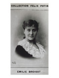 Emilie Broisat ( 1848-1929), actrice Giclee-trykk av Paul Boyer
