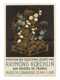 Affiche : Exposition des collection léguées par Raymond Koechlin Giclée-tryk