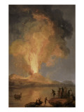Eruption du Vve Giclée-Druck von Pierre Jacques Volaire
