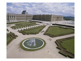Vue extérieure, côté parc : vue aérienne façade Giclee Print