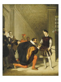 Don Pedro de Tolède baisant l'épée d'Henri IV reproduction procédé giclée par Jean-Auguste-Dominique Ingres