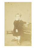 Edouard Eiffel enfant, debout, en pied Giclee-trykk av Michel Berthaud Edouard Eiffel enfant, debout, en pied Giclee-trykk av Michel Berthaud
