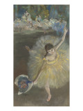 Fin d'arabesque ou Danseuse saluant reproduction procédé giclée par Edgar Degas