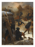 Episode du siège de Sébastopol pendant la guerre de Crimée en 1854-1855 Giclee Print by Jules Alfred Vincent Rigo