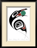 Raven Stealing Sun Limited Edition Framed Print by Danny Dennis