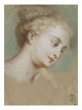 Tête de femme Giclée-Druck von Nicolas Vleughels