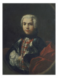 Farinelli (Carlo Broschi, 1705-1782, dit), sopraniste Lámina giclée por Jacopo Amigoni