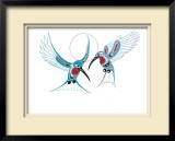 Hummingbirds Limited Edition Framed Print by Richard Shorty
