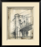 Brooklyn Bridge Limited Edition Framed Print by Ethan Harper