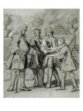 Convulsionnaires et miraculés de Saint-Médard :  D.A de Palacios, maladie reproduction procédé giclée par Jean Restout