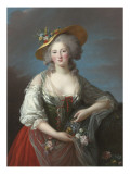 Elisabeth Philippine Marie Hélène de France, dite Madame Elisabeth Reproduction procédé giclée par Elisabeth Louise Vigée-LeBrun