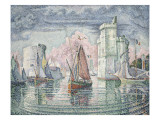 Entrée du port de la Rochelle Lámina giclée por Paul Signac Entrée du port de la Rochelle Lámina giclée por Paul Signac