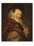 Démocrite Reproduction procédé giclée par Antoine Coypel