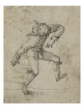 Bouffon dansant Giclee-trykk av Hans Sebald Beham