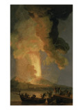 Eruption du Vve Giclée-Druck von Pierre Jacques Volaire