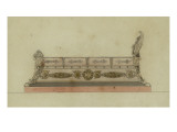 Dessin pour lit Giclee-trykk av Louis-Martin Berthault