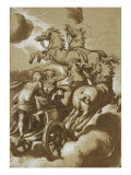 Elie enlevé sur son char de feu Giclée-tryk af Paolo Farinati Elie enlevé sur son char de feu Giclée-tryk af Paolo Farinati