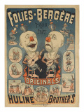 Folies-Bergères, Huline brother's Reproduction procédé giclée