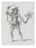 Projet de costume d'opéra : Démon Lámina giclée por Jean I Berain