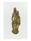 Figure d'applique : Vierge à l'Enfant debout reproduction procédé giclée