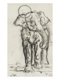 Etude d'éléphant Giclee Print by Gustave Moreau