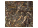 Tenture de cuir peint, Histoire de Scipion. La prise de Carthagène Giclée-tryk af Antonio Tempesta Tenture de cuir peint, Histoire de Scipion. La prise de Carthagène Giclée-tryk af Antonio Tempesta