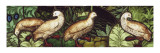 Quatre perdrix, vitrail Reproduction procédé giclée
