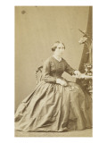 Fanny Gaudelet assise sur une chaise Giclee Print by Alexandre Ken