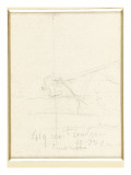 Hampe de drapeau avec aigle, étude pour le tableau la distribution des Aigles reproduction procédé giclée par Jacques-Louis David