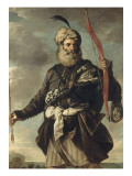Figure de guerrier oriental tenant un arc Lámina giclée por Pier Francesco Mola Figure de guerrier oriental tenant un arc Lámina giclée por Pier Francesco Mola