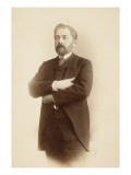 Gustave Eiffel, debout, coupé au milieu des genoux, lorgnons à la main Giclee Print by Bosch E. Van