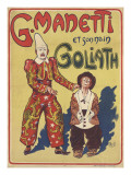 G. Manetti et son nain Goliath Giclée-Druck