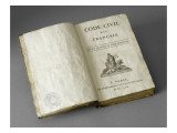 Code civil des Français, édition originale et seule officielle, Paris, an XII reproduction procédé giclée