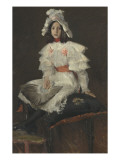 Fille en blanc reproduction procédé giclée par William Merritt Chase