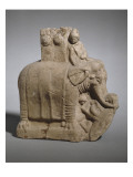 Galatian Warrior Trampled by an Elephant Indian War Giclee Print