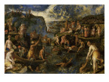 La Pêche aux perles par les américains Giclée-tryk af Antonio Tempesta La Pêche aux perles par les américains Giclée-tryk af Antonio Tempesta
