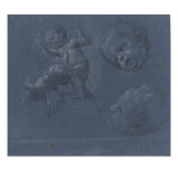 Quatre études d'angelot Lámina giclée por Francisco Bayeu Y Subias Quatre études d'angelot Lámina giclée por Francisco Bayeu Y Subias