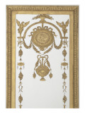 Grand Cabinet intérieur de la Reine (Cabinet doré) Giclee Print by Jean-Hugues Rousseau